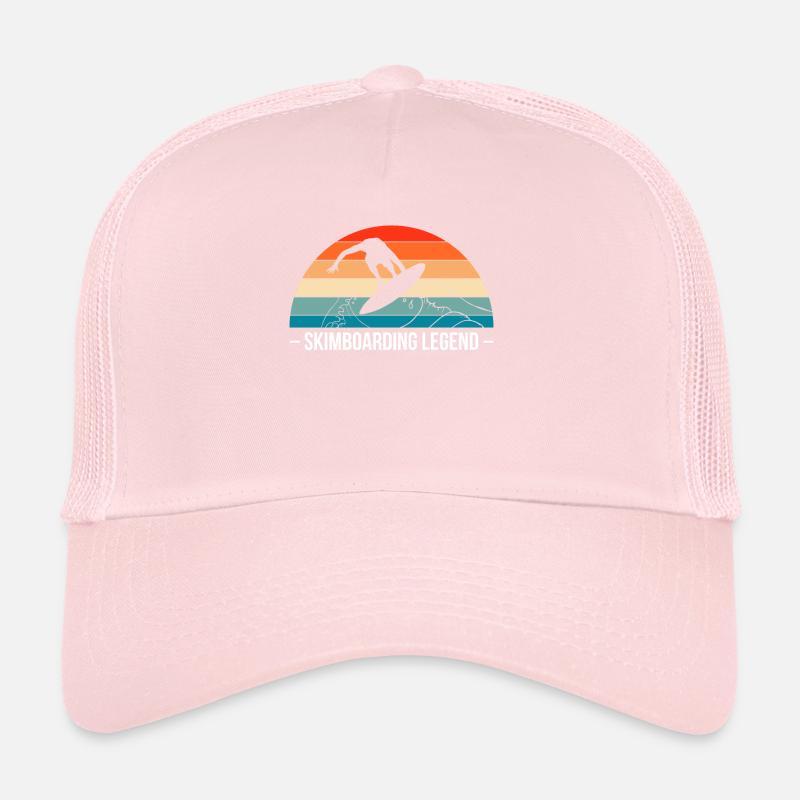 Vintage Retro Skimboarding Legend Trucker Cap