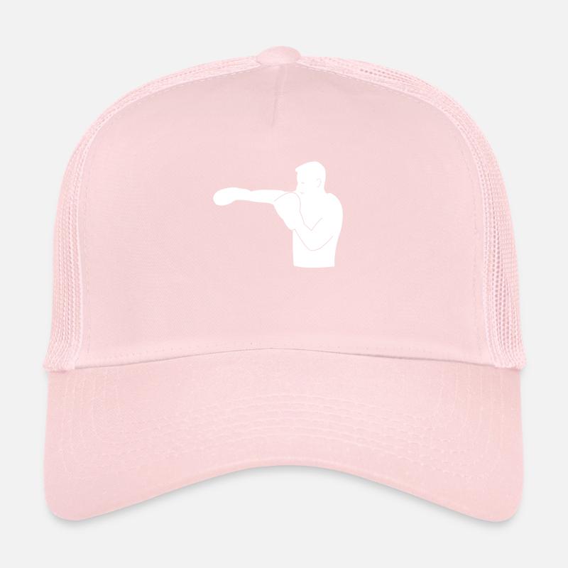 Silhouette de boxeur Casquette trucker 
