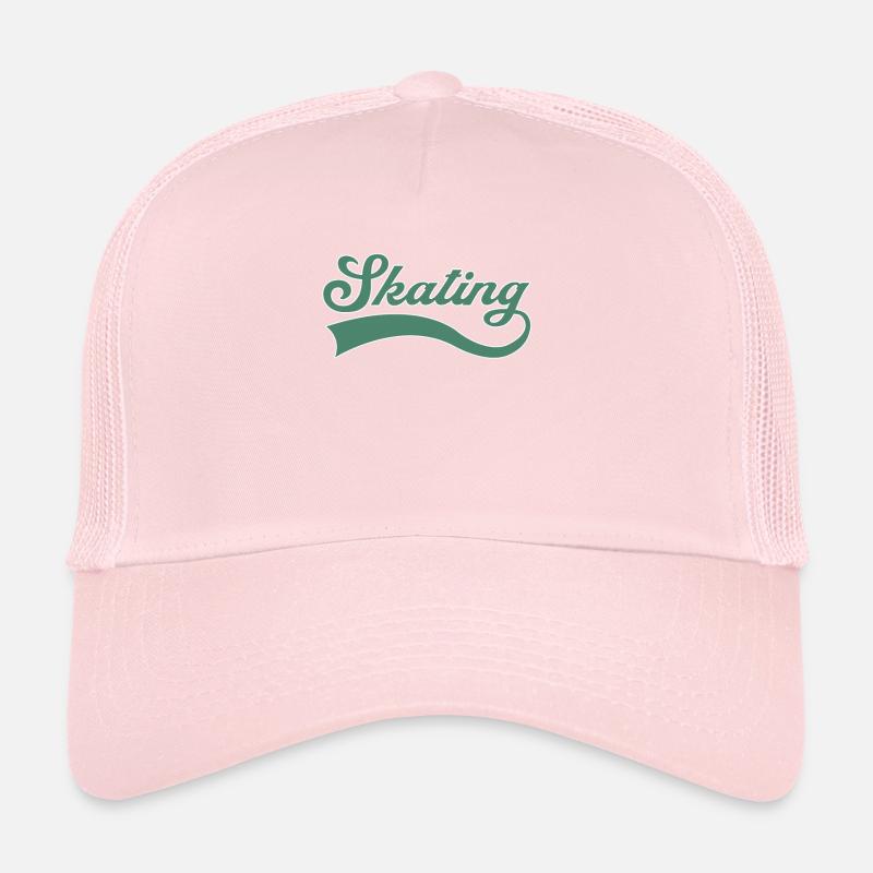 Lettrage de patinage Casquette trucker 