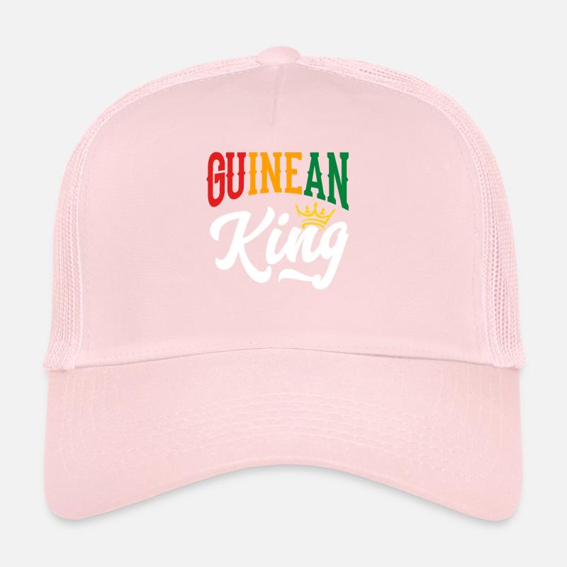 Roi de Guinée Guinée Drapeau de Guinée Casquette trucker 