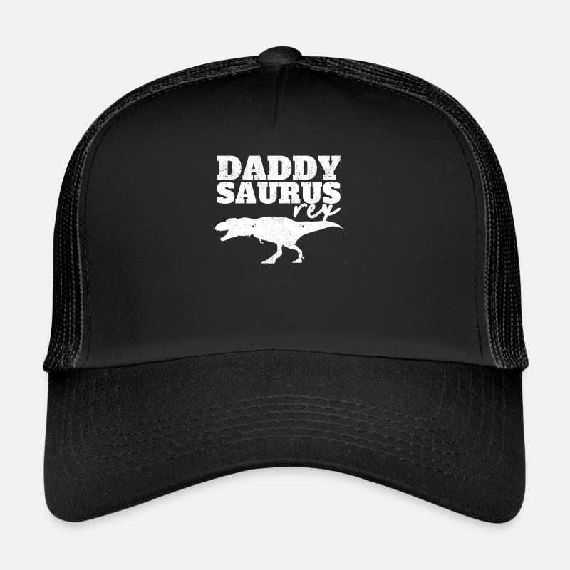 Daddysaurus T Rex Dinosaure Daddy Famille Saurus Casquette trucker 
