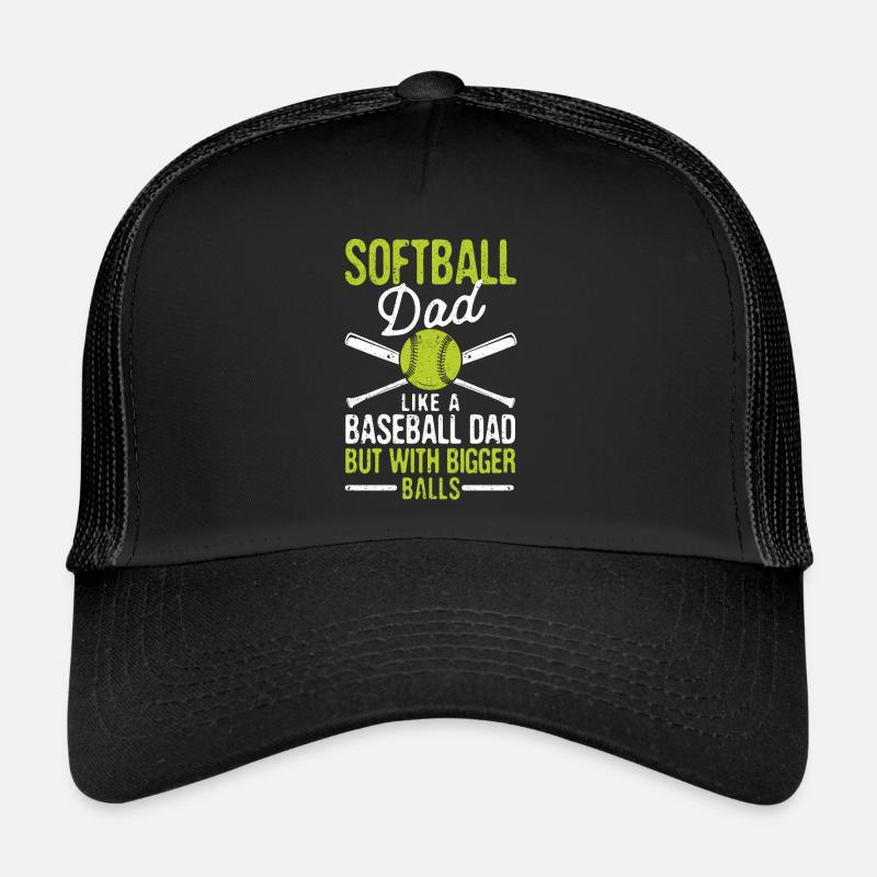 Softball Dad Wie ein Baseball aber mit größeren Trucker Cap