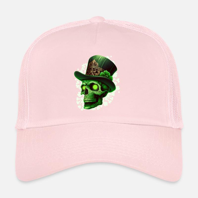 Saint-Patrick Leprechaun squelette irlandais Casquette trucker 