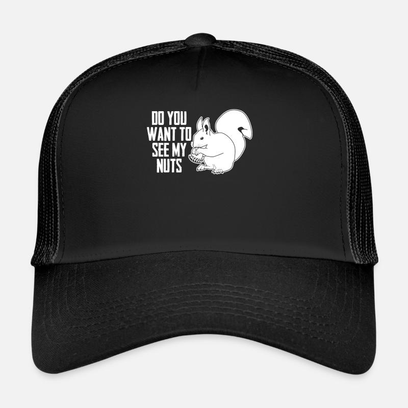 Écureuil drôle Écureuil Casquette trucker 