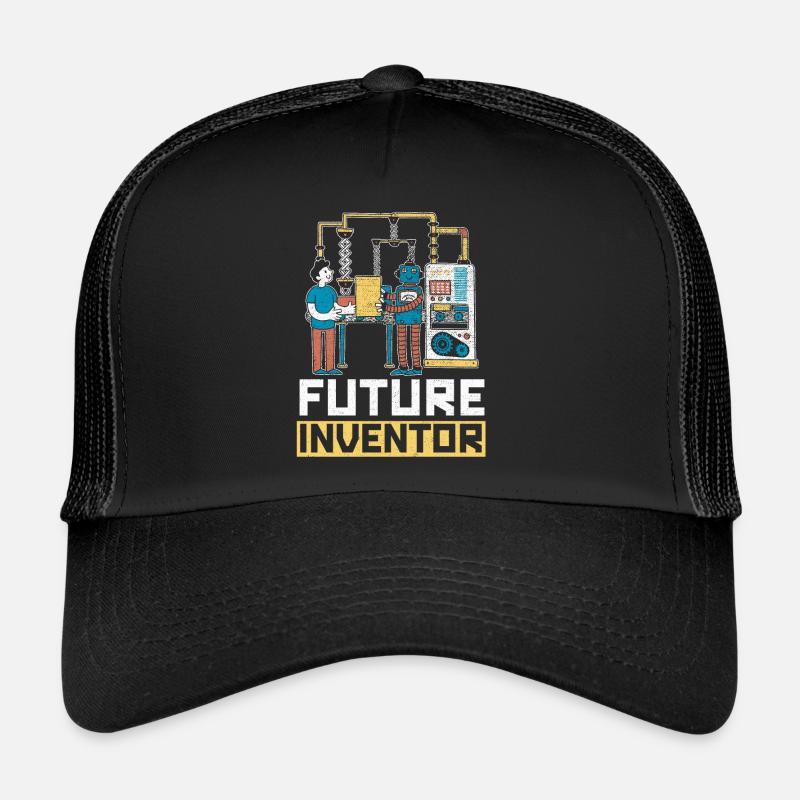 Future Inventor AI Artificial Intelligence Robot Trucker Cap