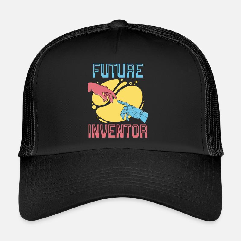 Future Inventor AI Artificial Intelligence Robot Trucker Cap