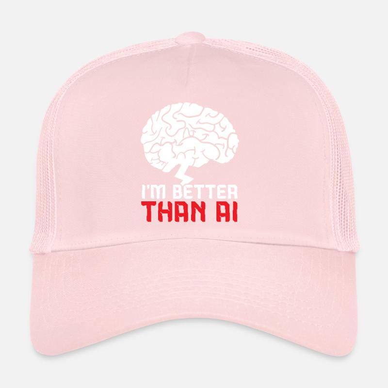 Je suis meilleur que le robot d’intelligence artificielle IA Casquette trucker 