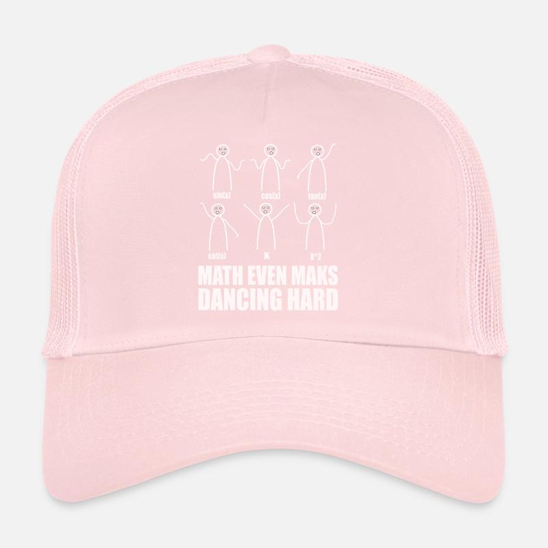 funny math dancing Trucker Cap