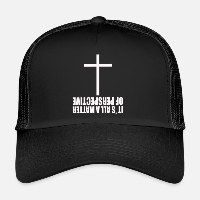 Croix de Dieu chrétienne drôle Casquette trucker 