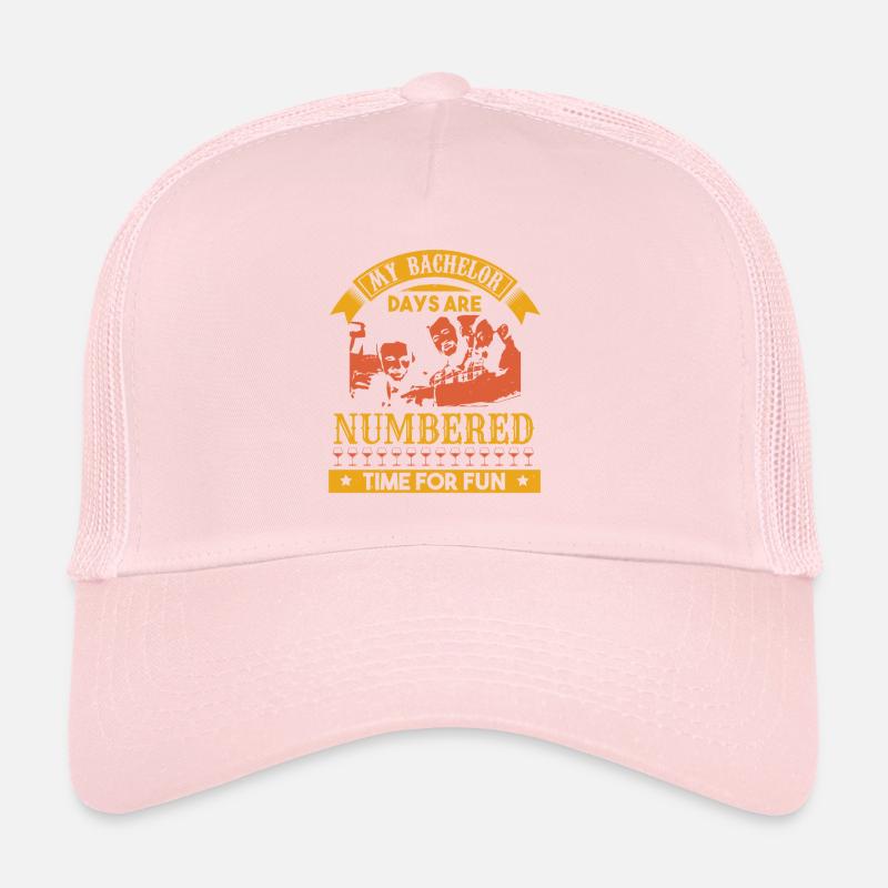 MES JOURS DE CÉLIBATAIRE SONT NUMÉROTÉS TEMPS POUR LE PLAISIR Casquette trucker 