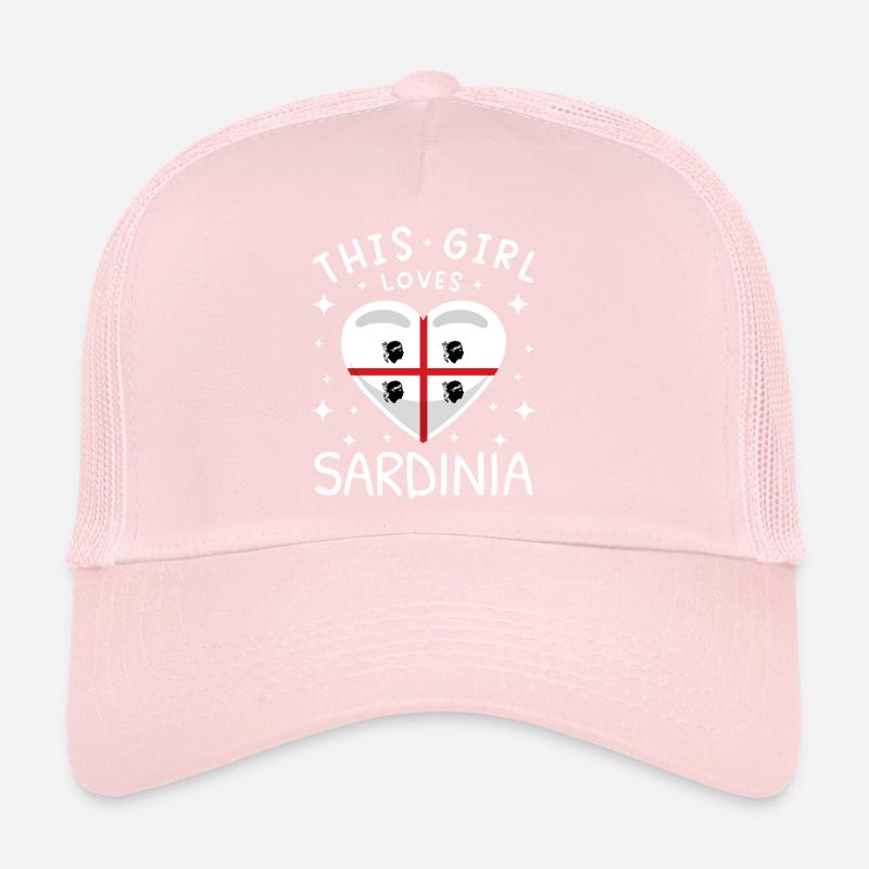 Drapeau de la Sardaigne Drapeau sarde Drapeau de la Sardaigne Casquette trucker 