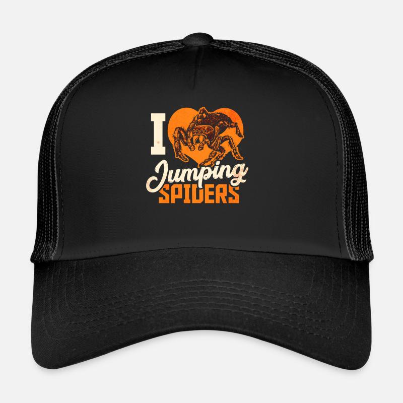I love jumping spiders Trucker Cap