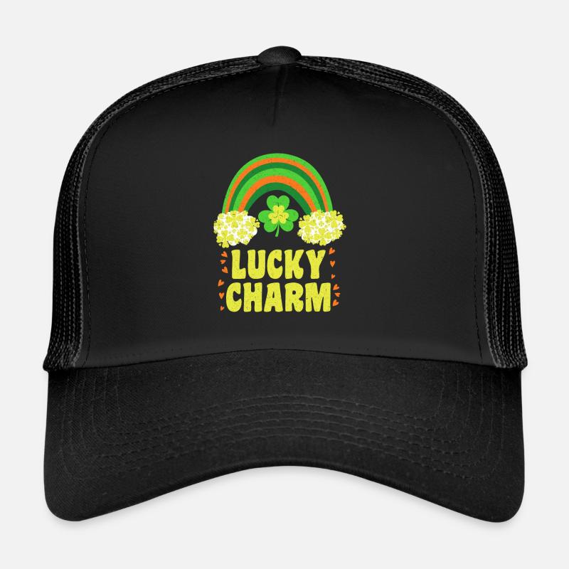 Lucky Charm Glücksbringer Regenbogen Trucker Cap