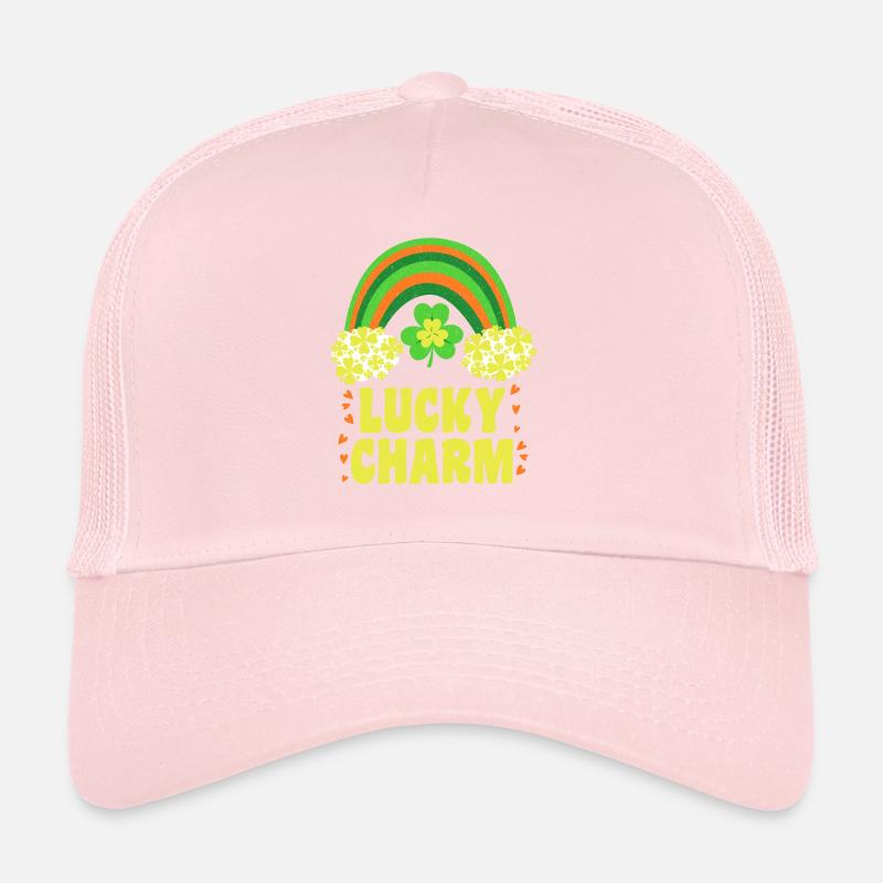 Lucky Charm Glücksbringer Regenbogen Trucker Cap