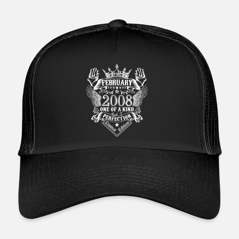 Février 2008 anniversaire Février 2008 Février Casquette trucker 