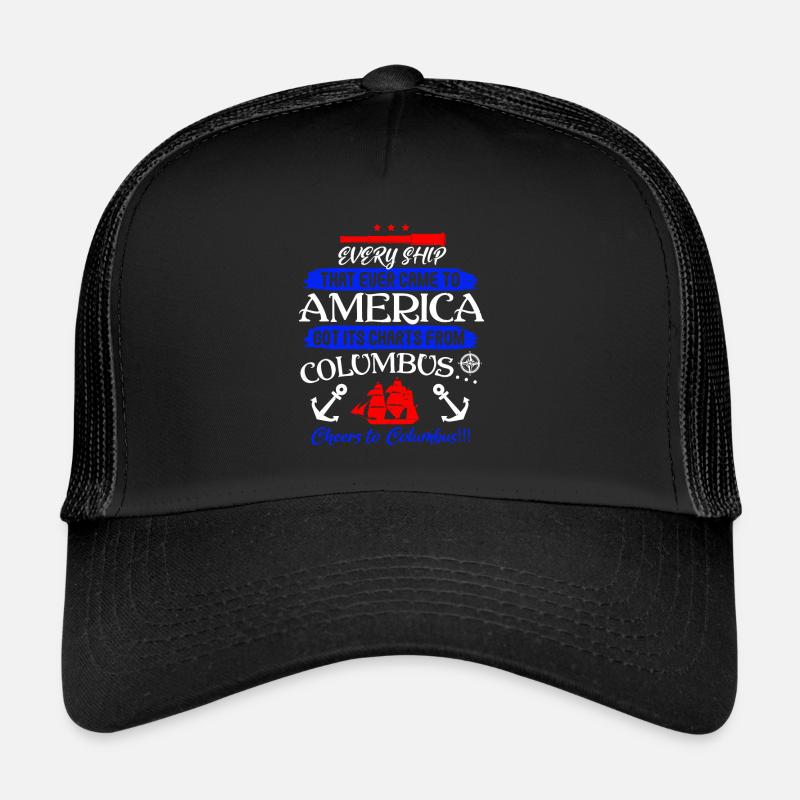 CHAQUE SSHIP AMERICA COLUMBUS Casquette trucker 