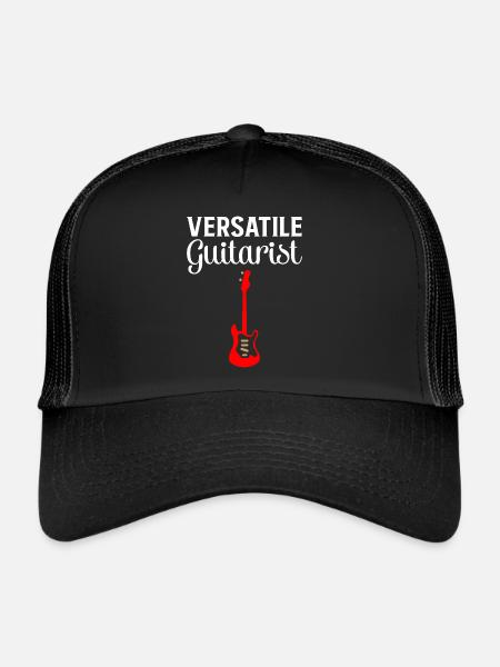 Vielseitiger Gitarrist - Trucker Cap - Schwarz/Schwarz