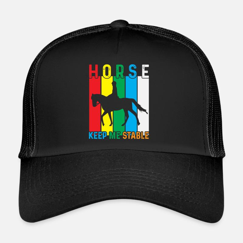 le cheval me garde stable Casquette trucker 