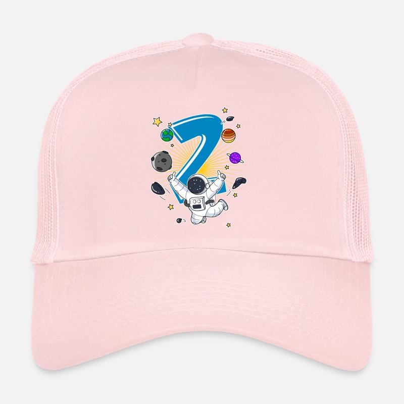 Astronaute 1 an Space Rocket 2e anniversaire Casquette trucker 