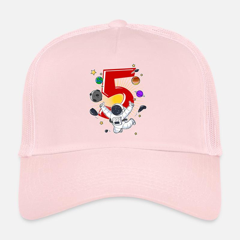 Astronaute 5 ans Space Rocket 5e anniversaire Casquette trucker 