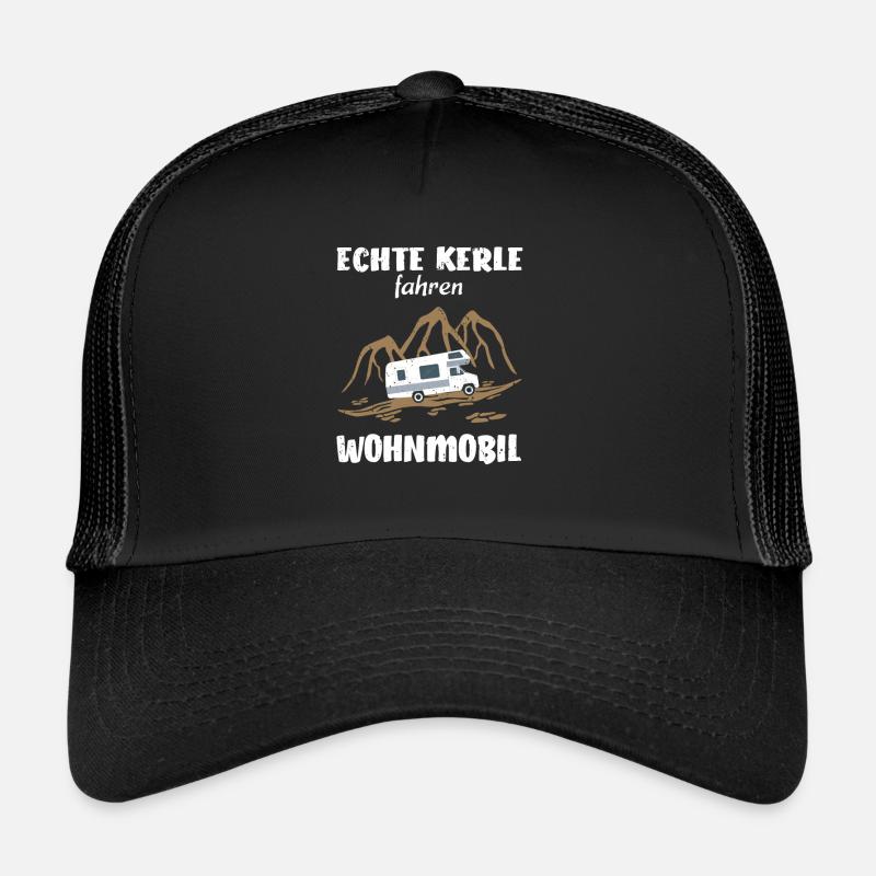 Echte Kerle fahren Wohnmobil Trucker Cap