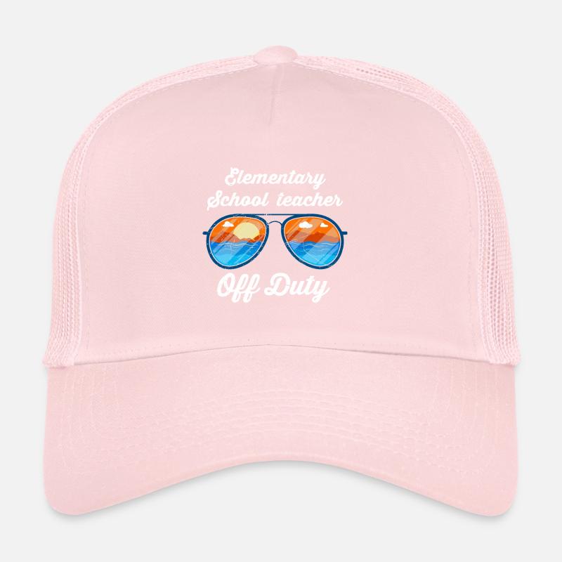 Classe d’école primaire de vacances Enseignant en congé Enseignant Casquette trucker 