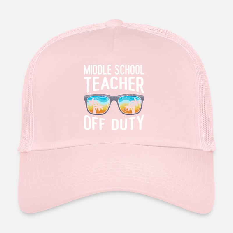 Professeur de classe de collège en congé Professeur de vacances Casquette trucker 