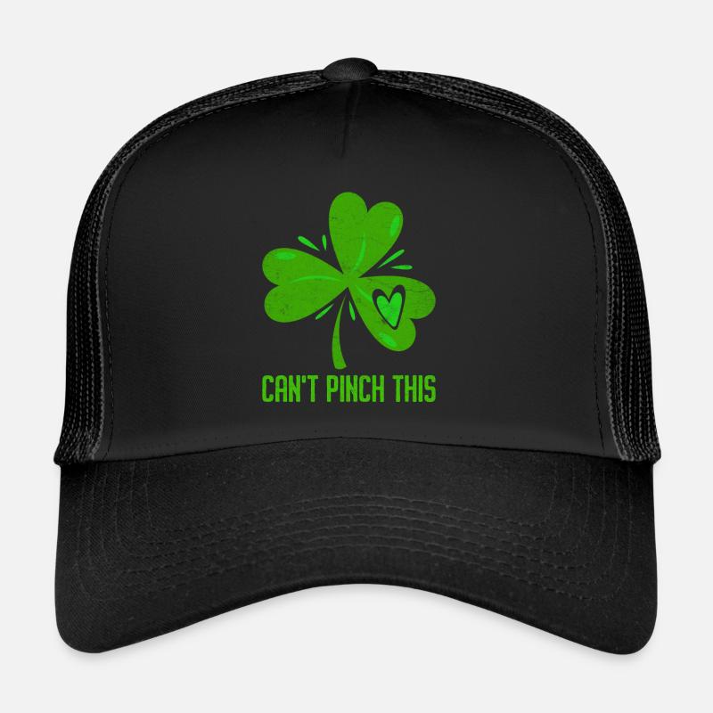 Je ne peux pas pincer ce trèfle Saint-Patrick Casquette trucker 