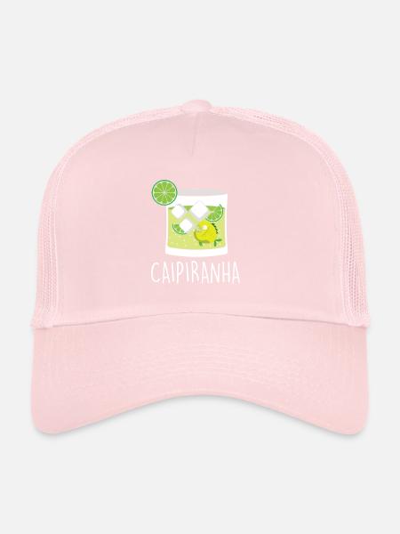 Caipirinha Cocktail Piranha Caipirinha - Trucker Cap - pale pink - Front