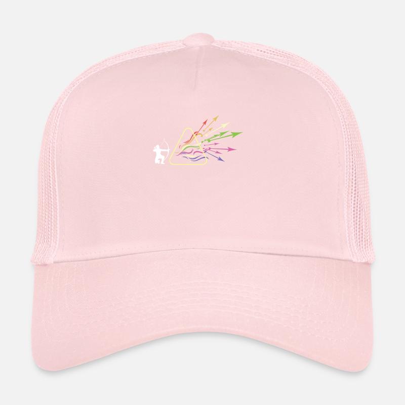 Bogenschütze Prisma Regenbogen Licht Physik Trucker Cap