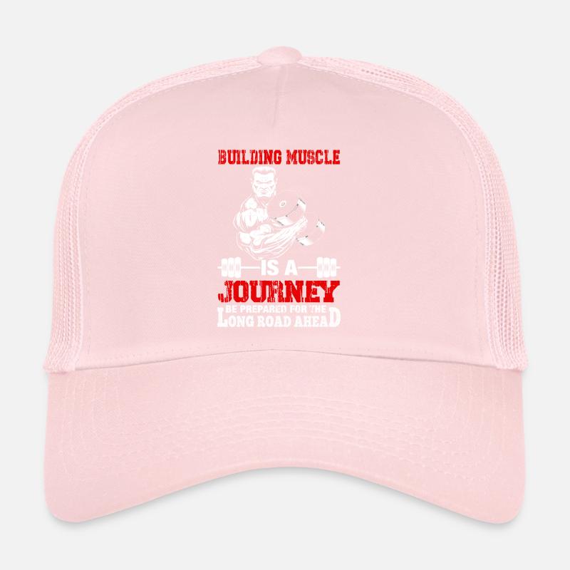Construire du muscle est un voyage Casquette trucker 
