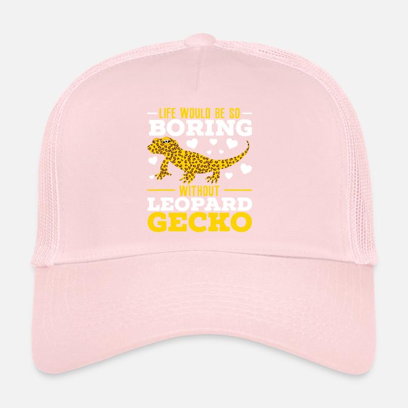 Reptile Leopard Gecko Lover Lizard Herpetology Trucker Cap