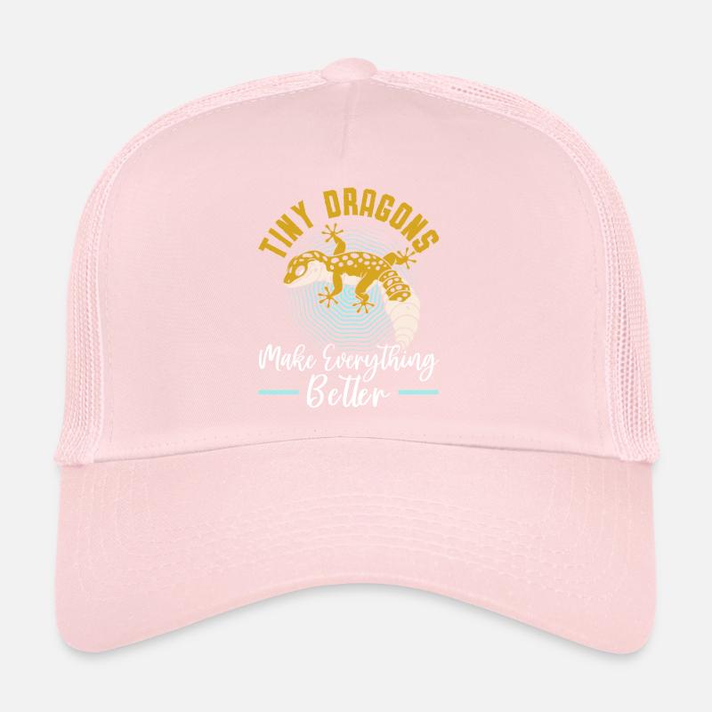 Reptile Leopard Gecko Lover Lizard Herpetology Trucker Cap