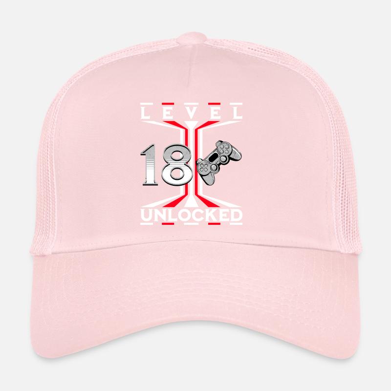 Level 18 Unlocked Trucker Cap