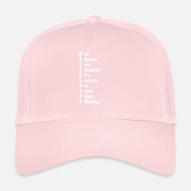 Drôles d’athlètes Dictons Cadeau de course Casquette trucker 