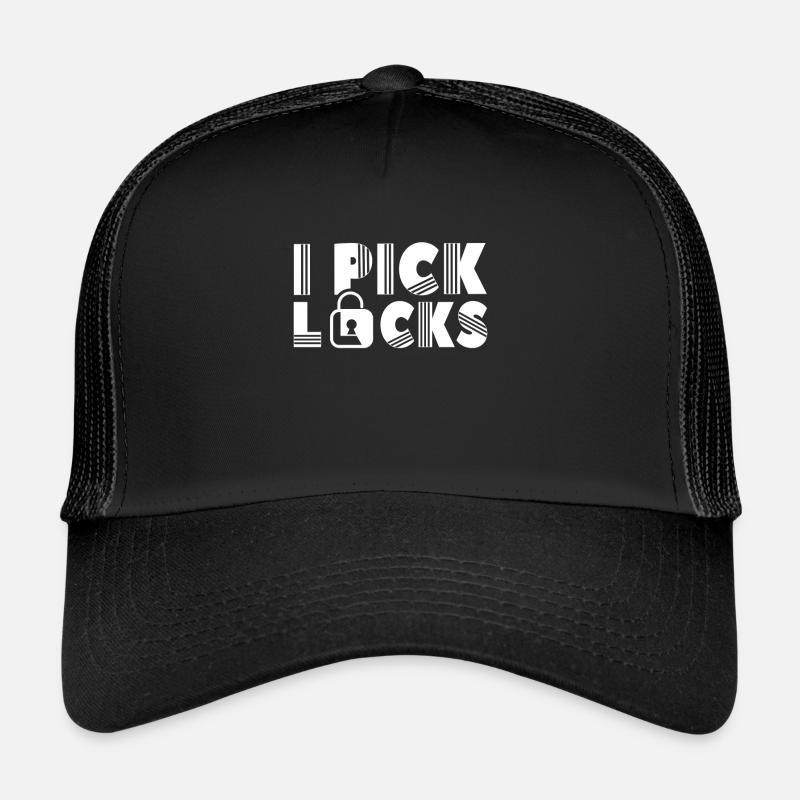 Ich Knacke Schlösser Schloss Knacker Lock Picking Trucker Cap