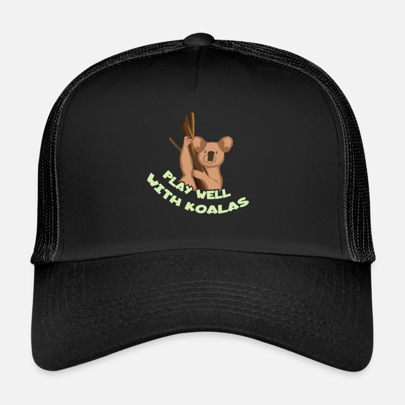Koala-Liebhaber Koala-Flüsterer Tier-Pflanzenfress Trucker Cap