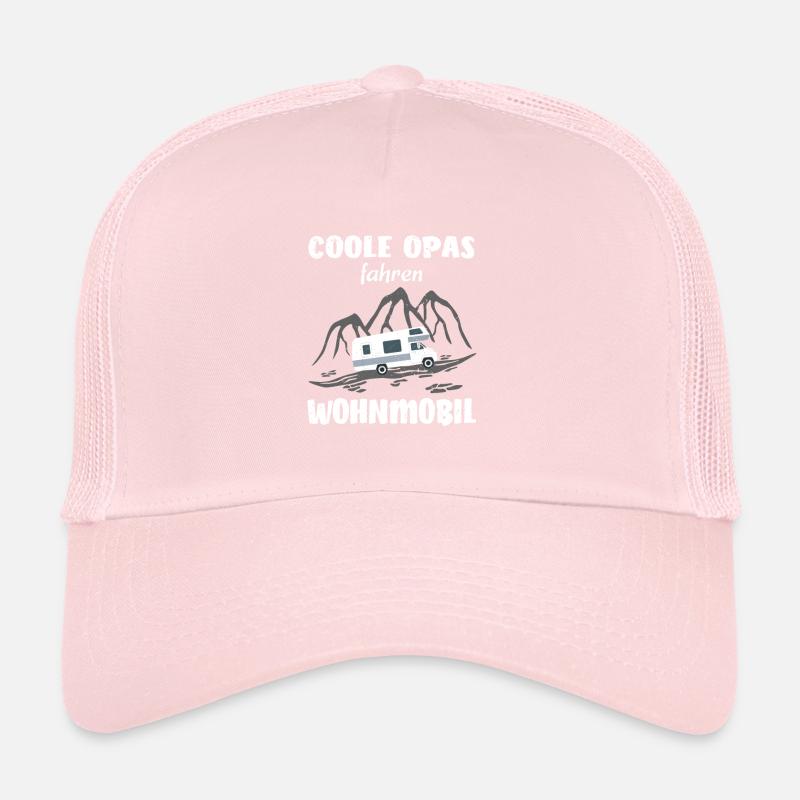 Coole Opas ziehen Wohnwagen Trucker Cap