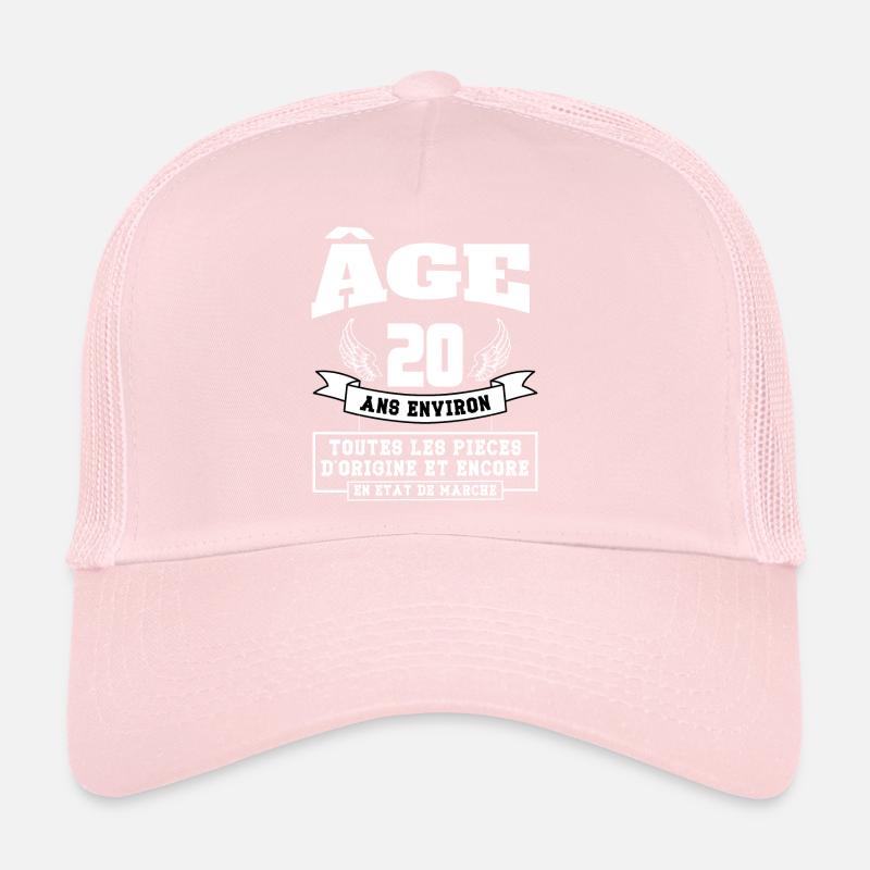 âge 20 ans environ Casquette trucker 