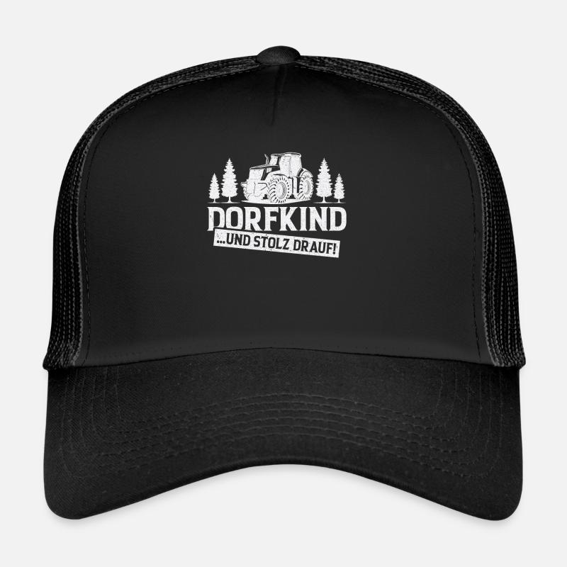 Dorfkind Spruch Heimatliebe Dorf Geschenkidee Trucker Cap