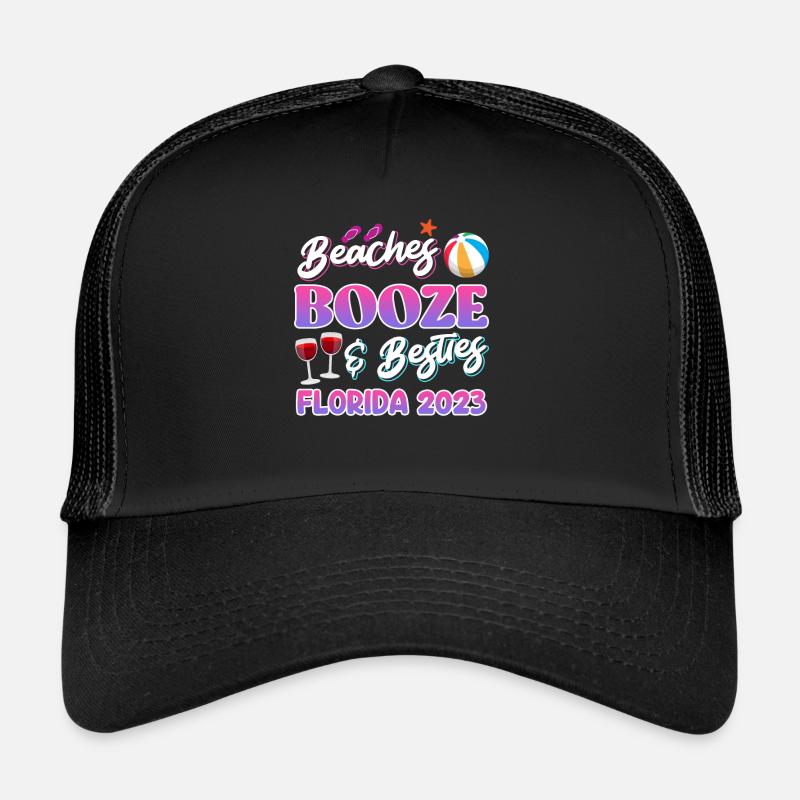 Plages Booze Beasts Floride Holiday Spring Break Casquette trucker 