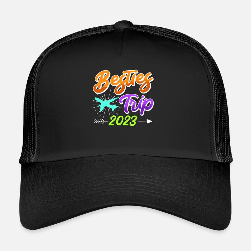 Besties Trip 2023 Vacation with Friends Spring Break Trucker Cap