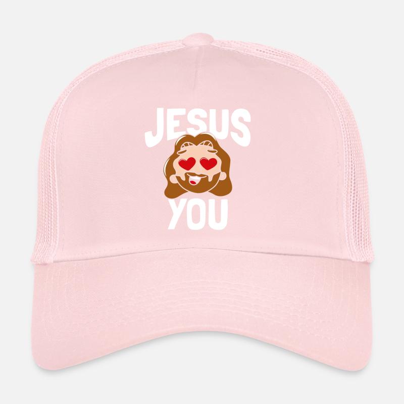 Jésus vous aime Casquette trucker 