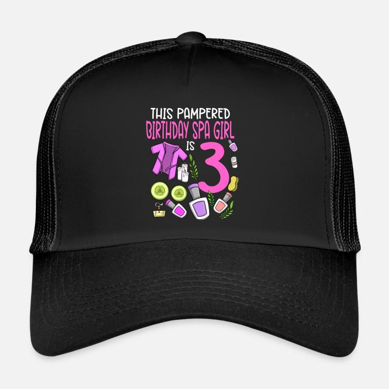 Spa Geburtstag für Mädchen 3. Spa Geburtstagsfeier Trucker Cap