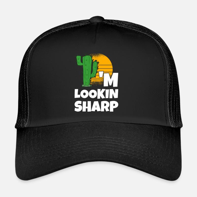 I'm Lookin Sharp Cactus Trucker Cap