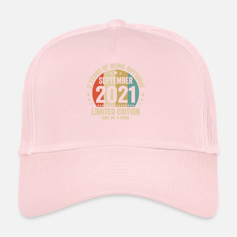 September 2021 2-jähriges Jubiläum Vintage-Geschenk Trucker Cap