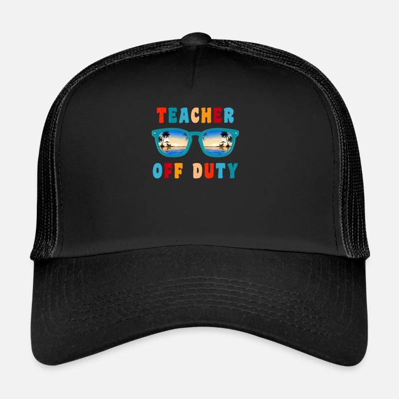 Enseignant en congé Professeur de vacances scolaires Casquette trucker 