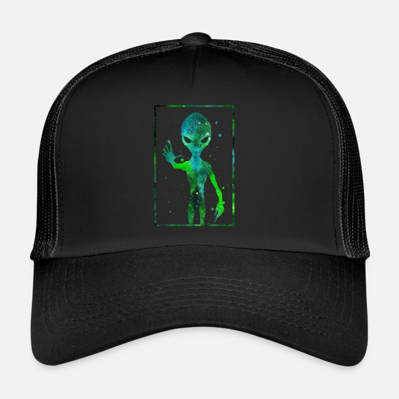 Cryptidcore Esthétique extraterrestre extraterrestre Casquette trucker 