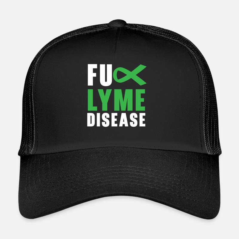 Maladie de Lyme Guerrier Mois de la sensibilisation à la maladie de Lyme Casquette trucker 
