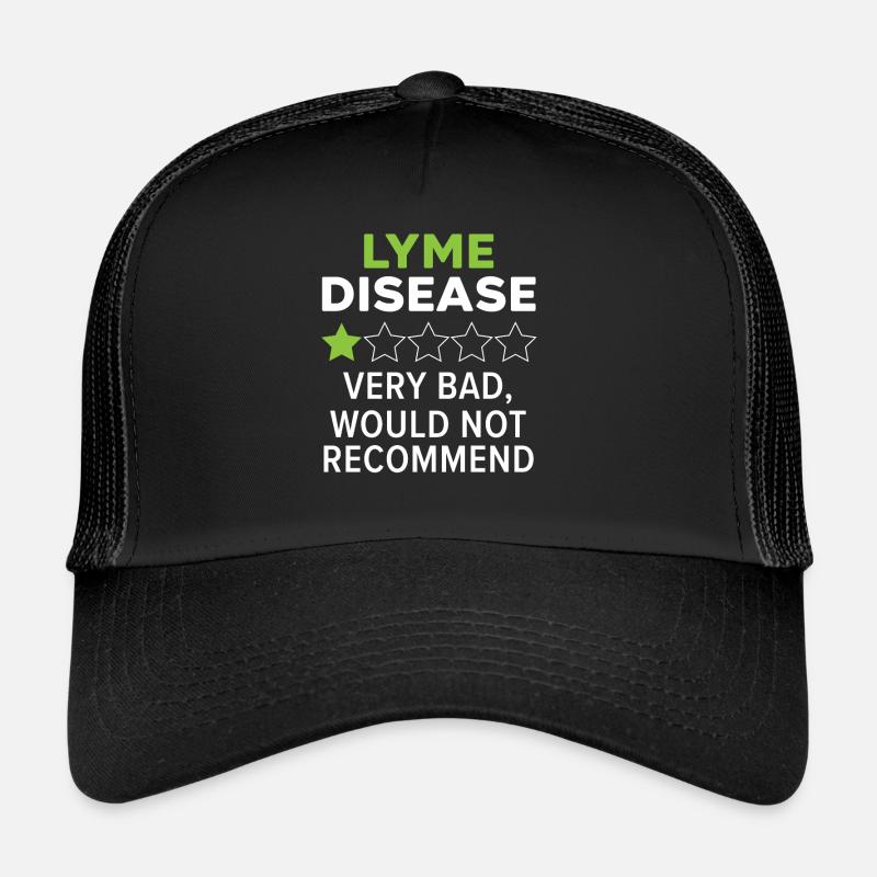 Maladie de Lyme Guerrier Mois de la sensibilisation à la maladie de Lyme Casquette trucker 